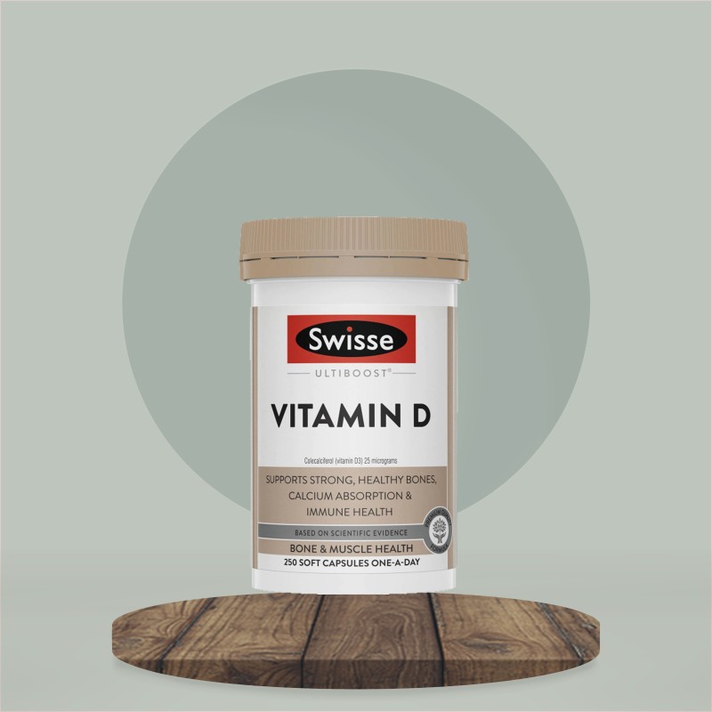 Swisse Ultiboost Vitamin D 250 Capsules