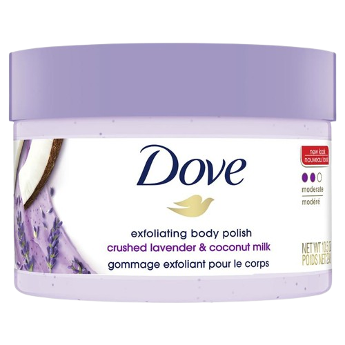 Dove Exfoliating Body Polish Crushed Lavender And Coconut Milk 298g