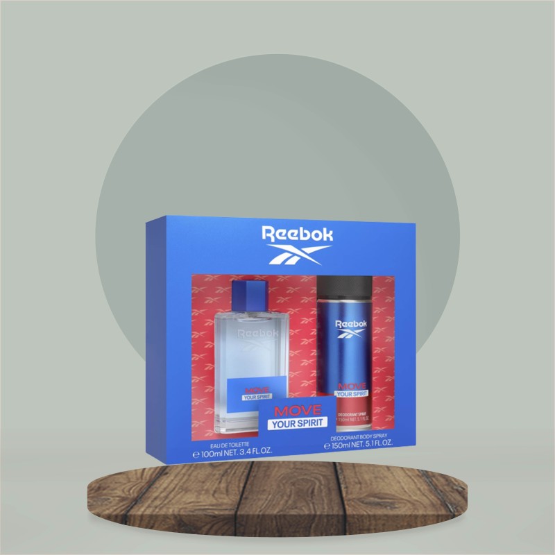 Reebok Move Your Spirit Mens Eau De Toilette Gift box