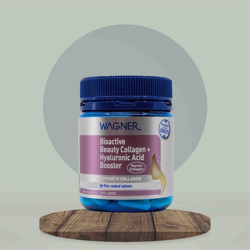 Wagner Bioactive Beauty Collagen + Hyaluronic Acid Booster 90 Tablets