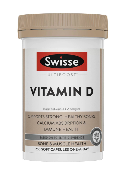 Swisse Ultiboost Vitamin D 250 Capsules