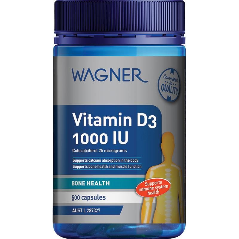 Wagner Vitamin D3 1000 500 cap