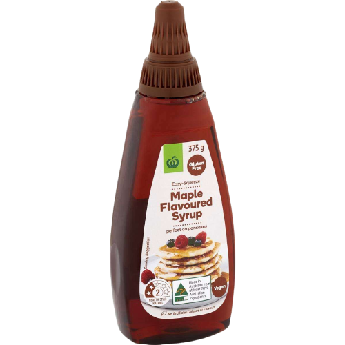 Woolworths maple flavored syrup 375g