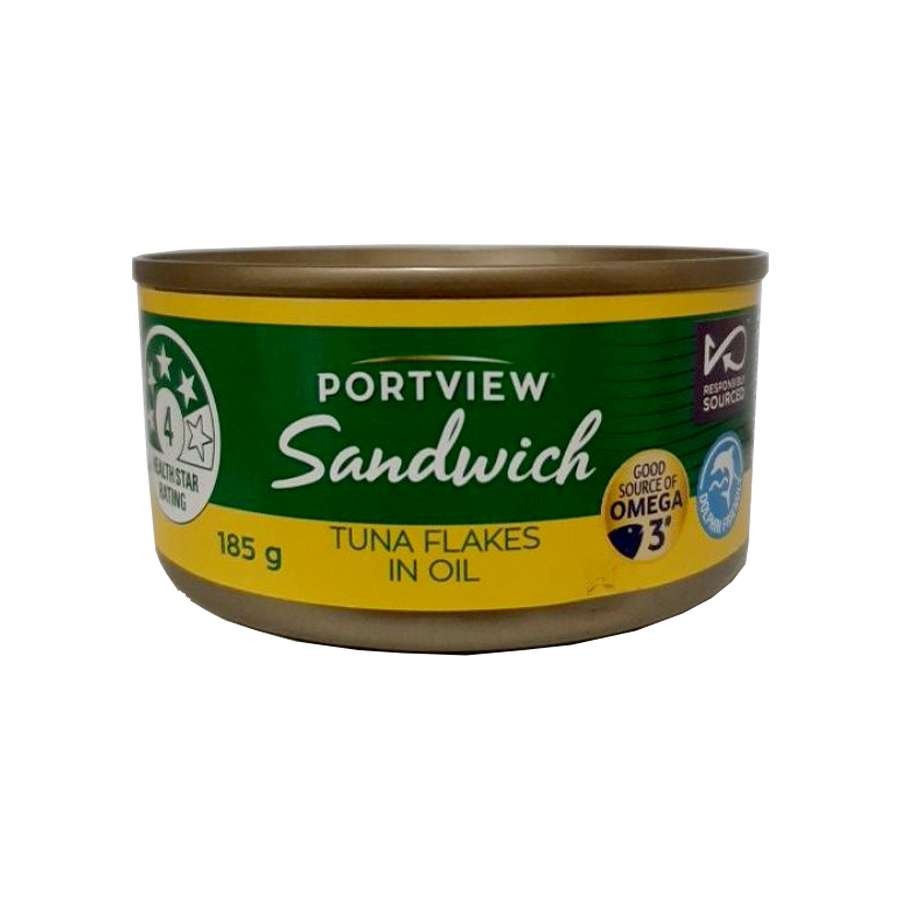 Portview Sandwich Tuna Flakes In Oil 185g