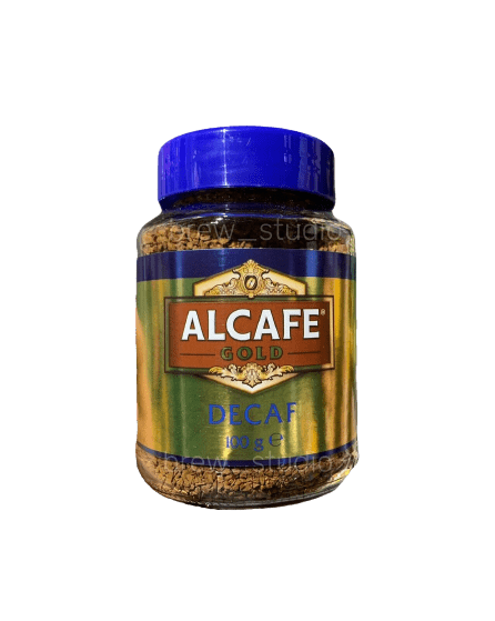 ALCAFE Gold DECAF Decaffeinated Freeze Dried Instant Coffee 100g