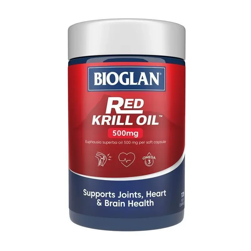 Bioglan Red Krill Oil 500mg 120 Soft Capsules