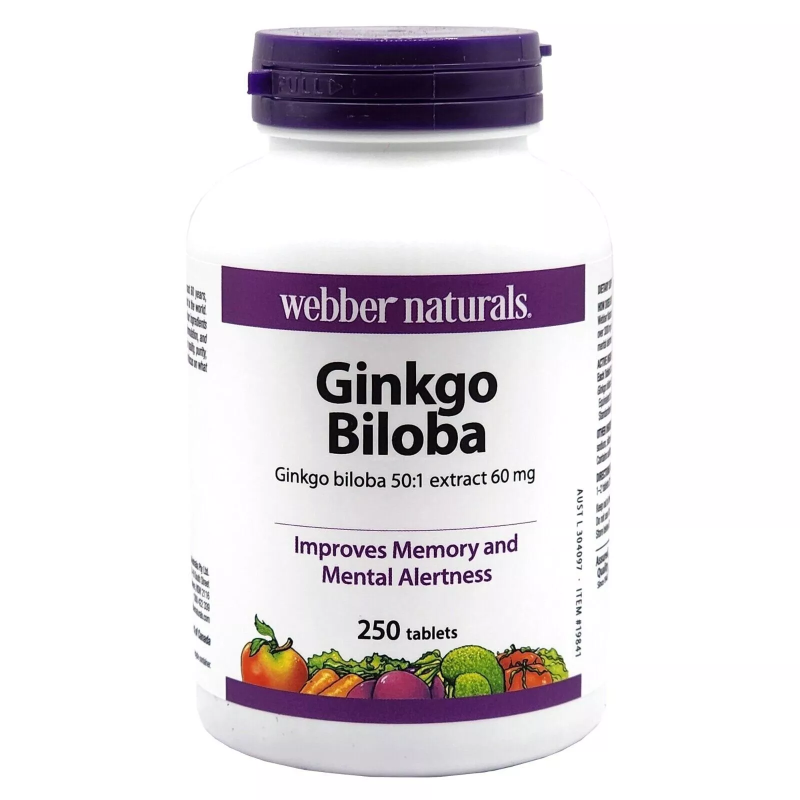 Webber Natural Ginkgo Biloba 250 Tablet