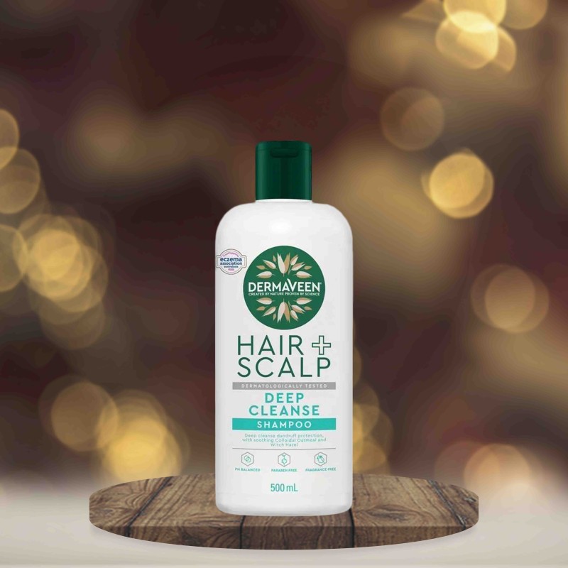 DermaVeen Hair + Scalp Deep Cleanse Shampoo 500ml