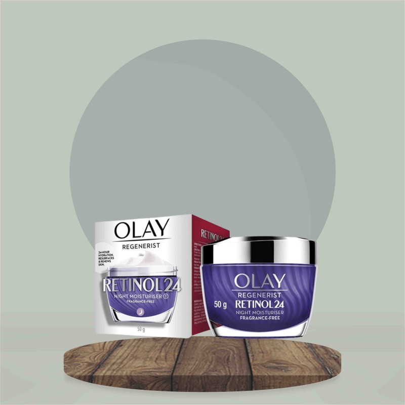 Olay Regenerist Retinol 24 Night Face Cream Moisturiser Fragrance Free 50g