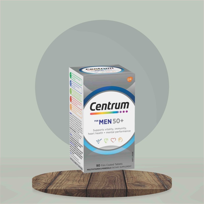 Centrum For Men 50+ Multivitamin 90 Tablets