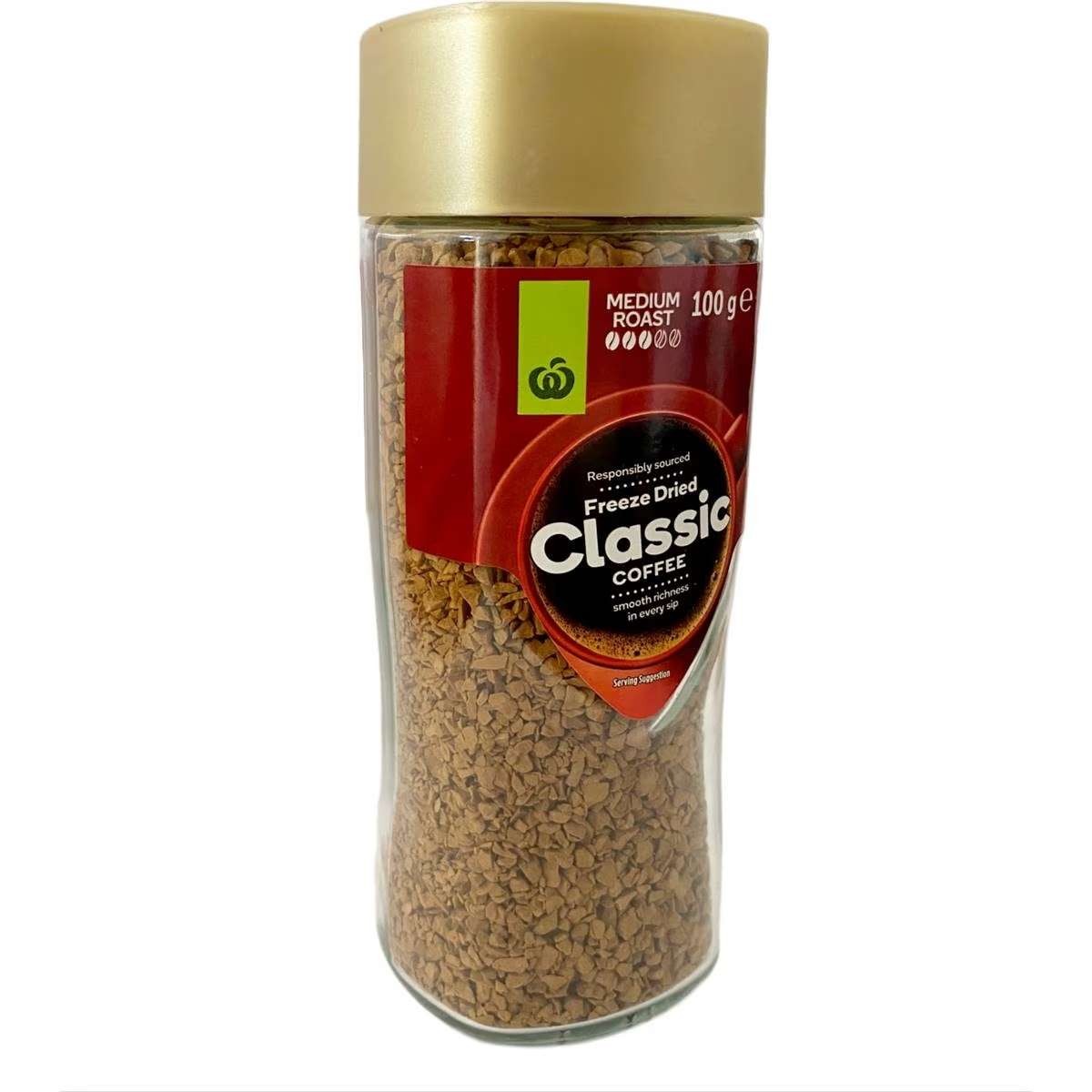 Woolworths Freeze Dried Coffee Original 100g