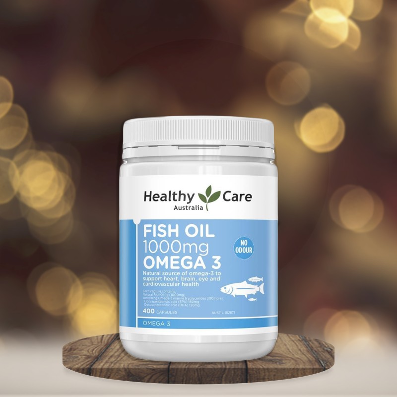 Healthy Care Fish Oil 1000mg Omega 3 400 Capsules