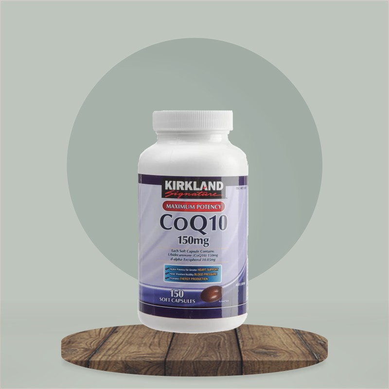 Kirkland Signature CoQ10 150mg 150 Capsules