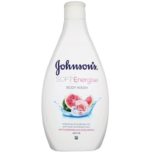 Johnsons Soft & Energise Watermelon Body Wash 400ml