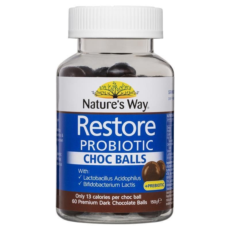 Nature’s Way Restore Probiotic Chocolate Balls 60