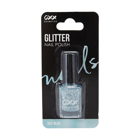 OXX Glitter Nail Polish - Sky Blue