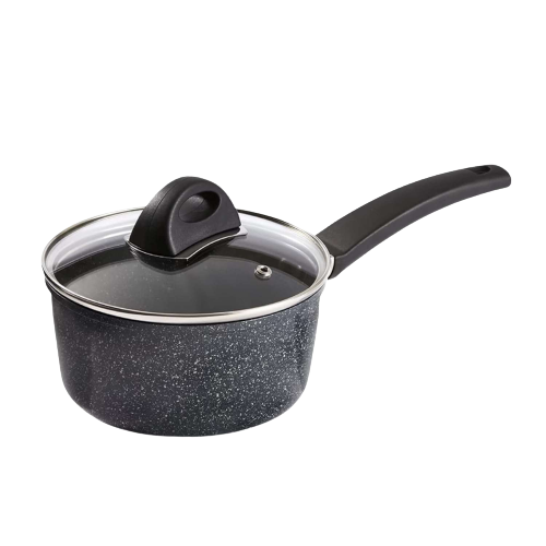 Anko 20cm Non-Stick Aluminium Saucepan with Glass Lid