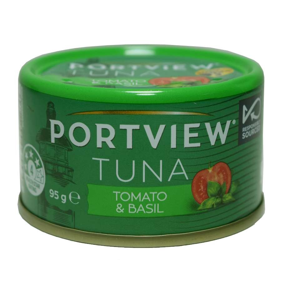 Portview tuna tomato and basil 95g