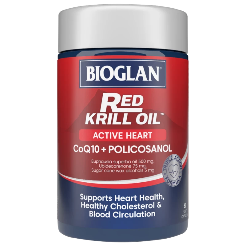 Bioglan Red Krill Oil Active Heart 60tab