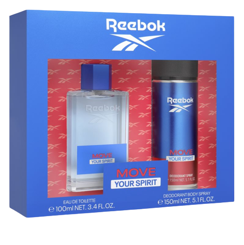 Reebok Move Your Spirit Mens Eau De Toilette Gift box