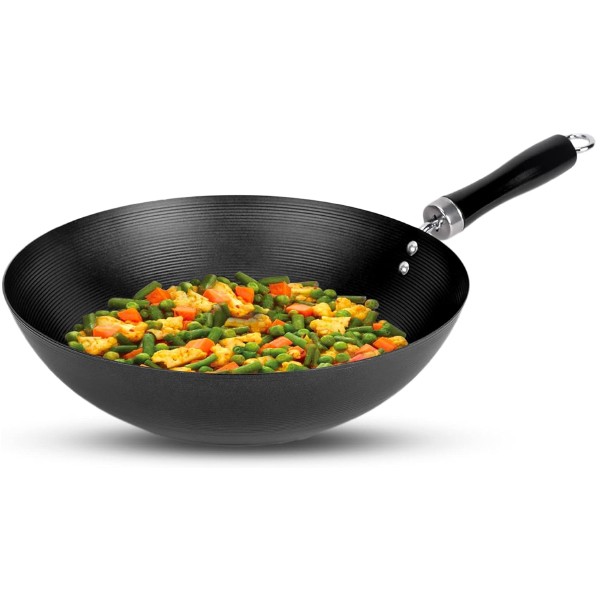 Anko 30cm Non-Stick Carbon Steel Frying Pan