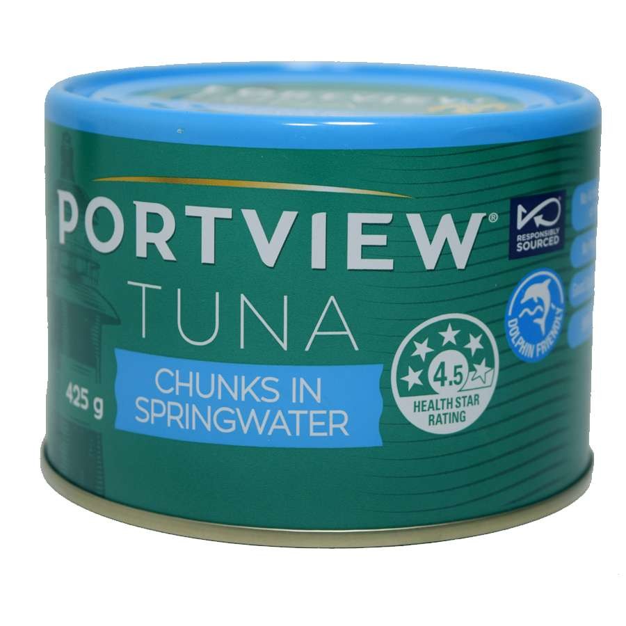 portview tuna chunks in springwater 425g