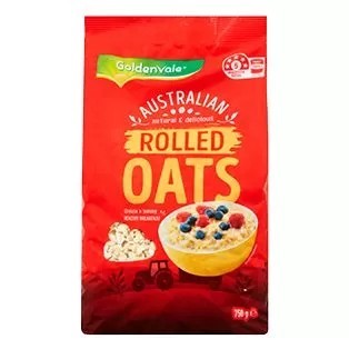 Goldenvale Rolled Oats750g Crunch Small Pieces Natural Deliciou